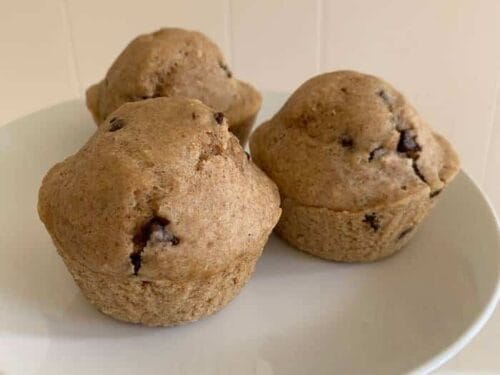 chocolate chip almond butter muffin recipe