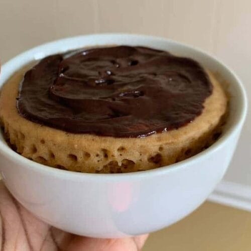 Vegan Vanilla Mug Cake 2 vegan vanilla mug cake