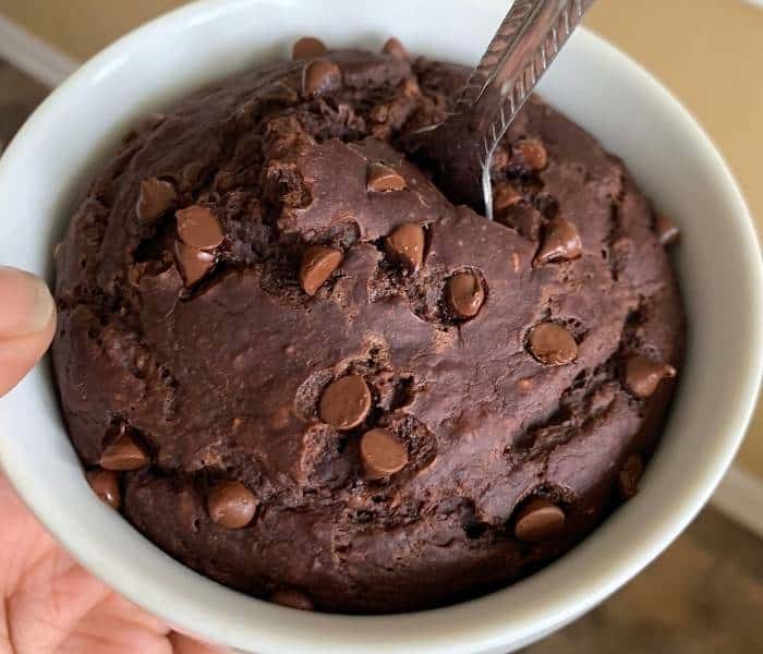 healthy chocolate mug cake