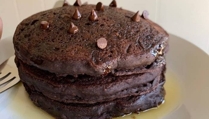 Chocolate Oatmeal Dairy-Free Pancakes 7 Chocolate Oatmeal Dairy-Free Pancakes