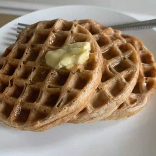 Easy Vegan Banana Waffles Recipe 2 vegan banana waffles