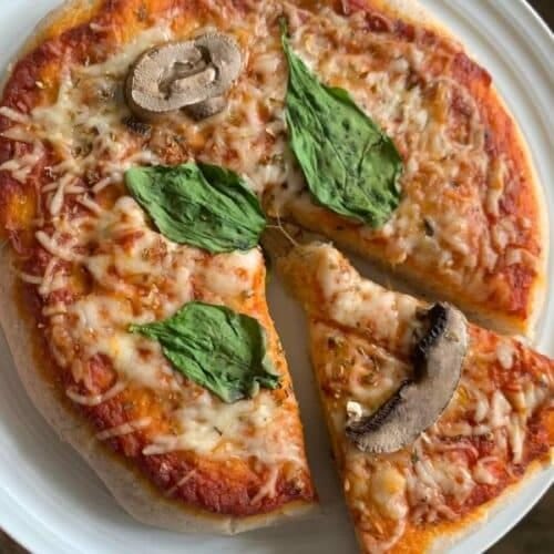 pizza dough with wheat flour