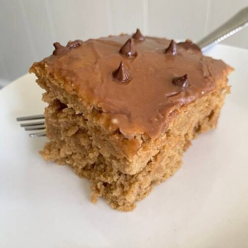 Healthy Vegan Peanut Butter Oat Cake 2 healthy vegan peanut butter oat cake