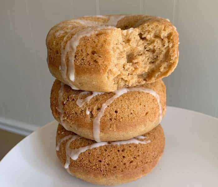 Eggless Donuts (Baked) 2 homemade baked donuts
