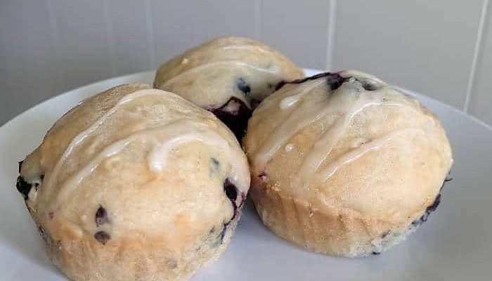 Yummy Blueberry Oats Greek Yogurt Muffins