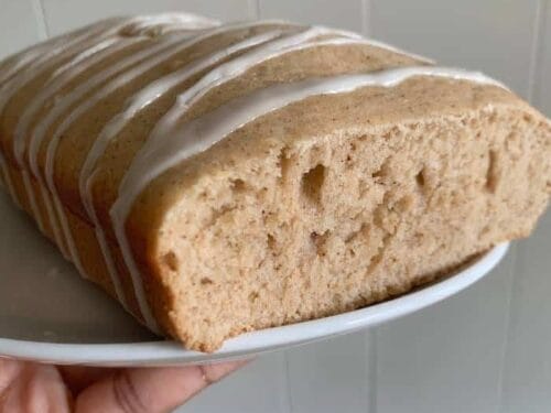 vegan chai spiced loaf cake