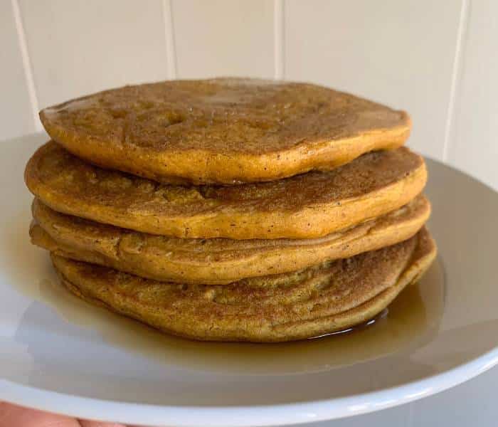 pumpkin oatmeal pancakes