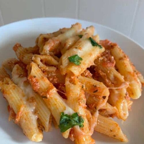 Meatless Baked Ziti 3 meatless baked ziti
