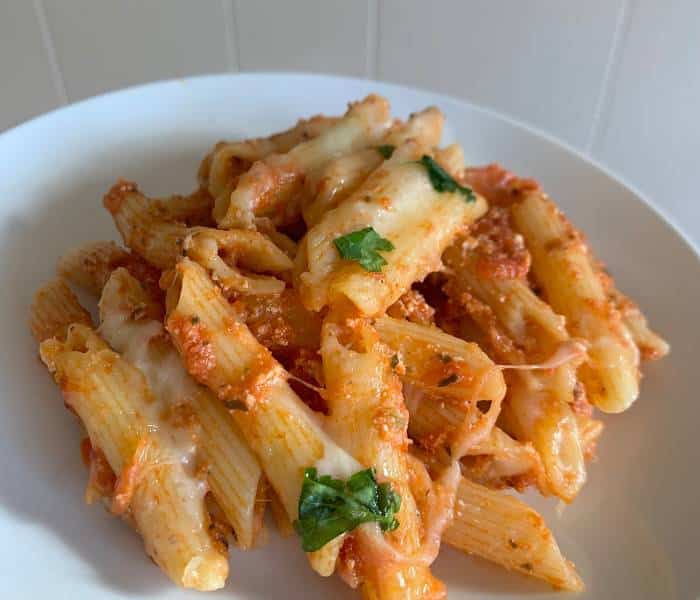 meatless baked ziti