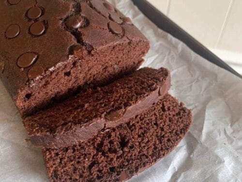 vegan chocolate loaf cake