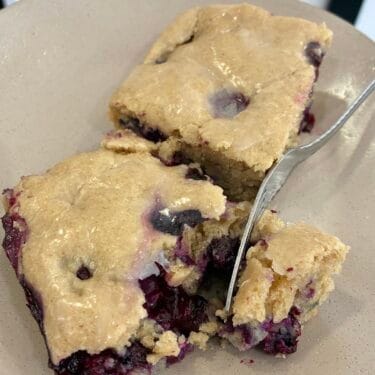 Easy One-Bowl Eggless Blueberry Oat Flour Cake (Low Sugar) 8 One-Bowl Eggless Blueberry Oat Flour Cake