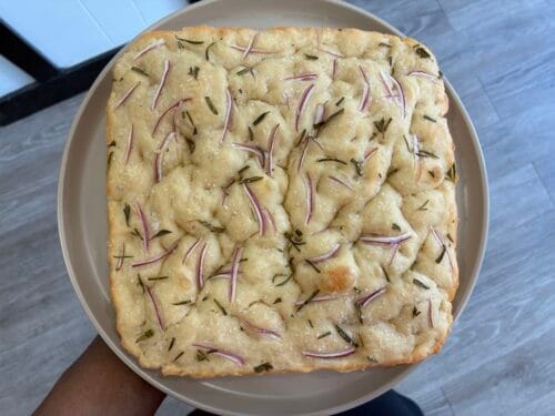 no knead rosemary focaccia bread